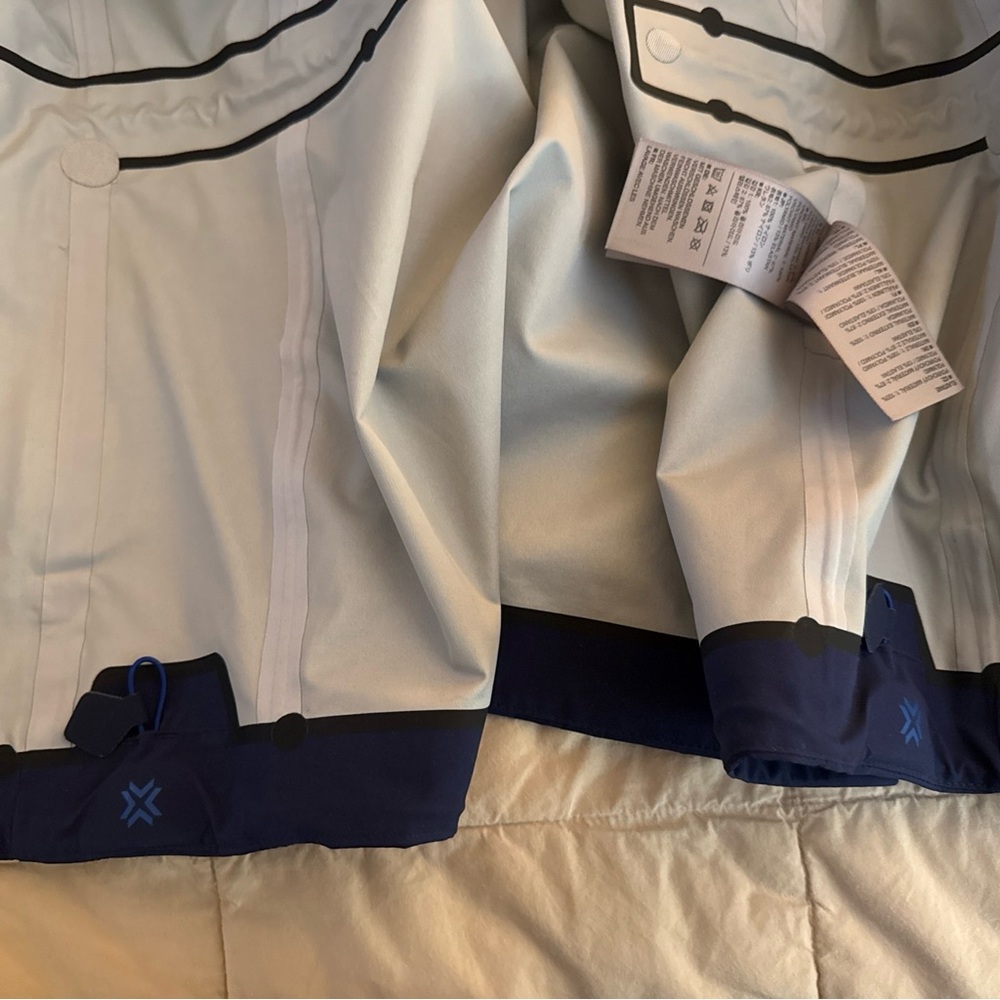 Kjus windbreaker jacket light sportswear size 50 Medium Navy Blue - Picture 9 of 10